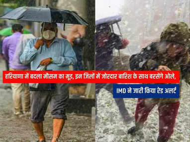 Haryana Mein jordar Barish