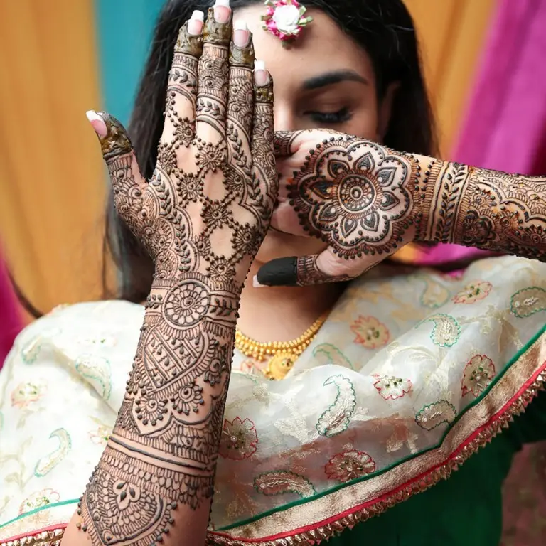 Moon Mehndi Design